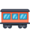 Railway Car emoji on Facebook